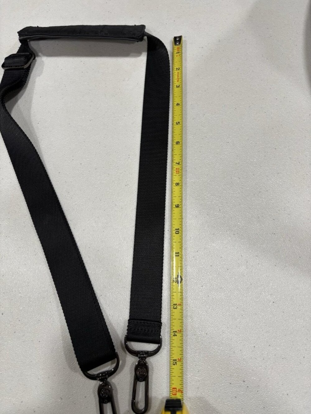 Lululemon Plain Replacement Shoulder Strap Adjustable Gray Logos - Picture 6 of 6